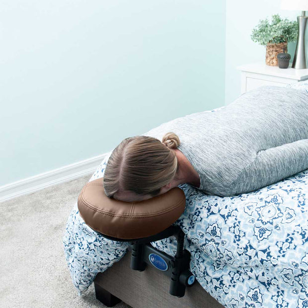 Saloniture 9 Massage Table Jumbo Round Bolster Pillow - Spa Headrest  Cushion - Cream