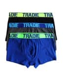 Tradie Big Fella 3 pack Bright Fitted Trunks - Lowes Menswear