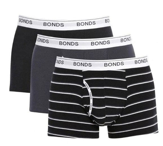 2X bonds guyfront trunks mens black briefs boxer undies underwear m