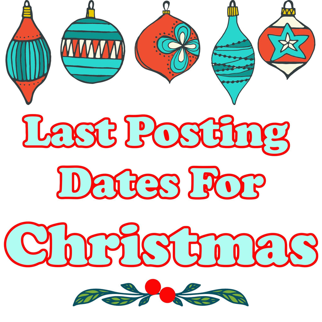 Last Posting Dates for Christmas Minimum Mouse