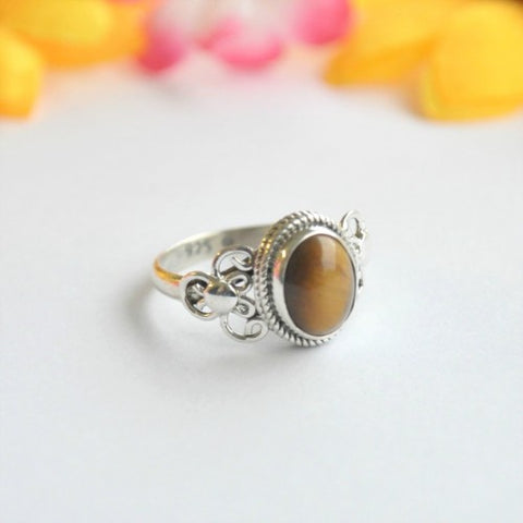 Tiger's Eye Ring