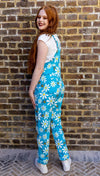 Bee Free Daisy and Bee Stretch Twill Cotton Dungarees by Run and Fly