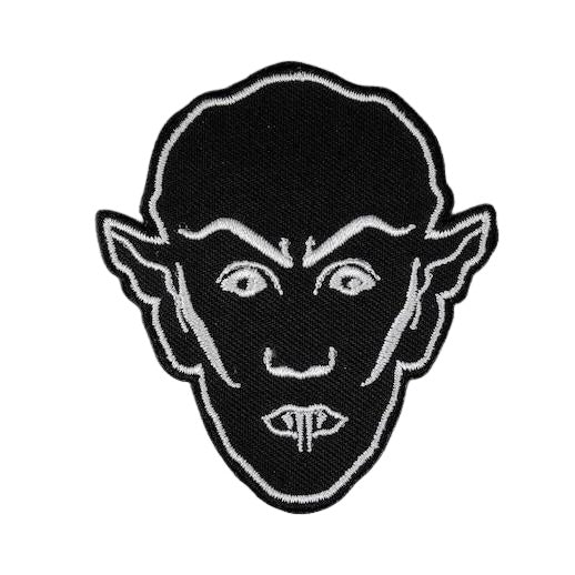 Nosferatu Large Iron on Patch for Jacket/ Halloween Horror 