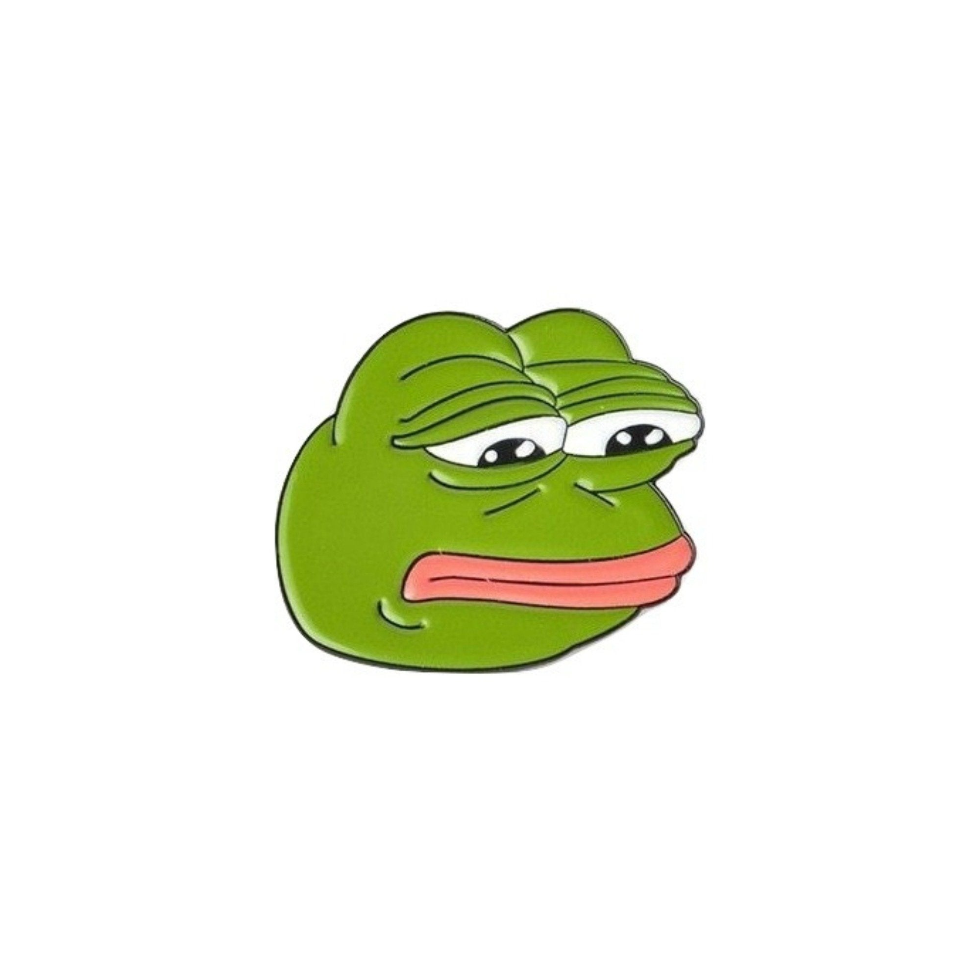 Sad Pepe The Frog Enamel Lapel Pin Badge/Brooch Meme Funny Gift BNWT ...