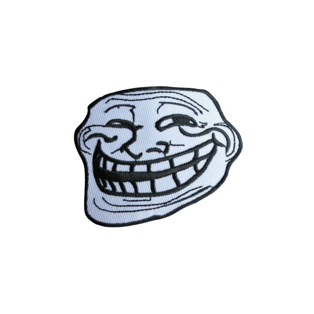 Trollface Meme Iron On Patch Troll Face Gift Clothing Transfer Applique ...