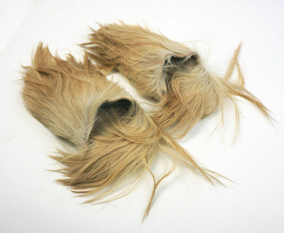 goat hair slippers