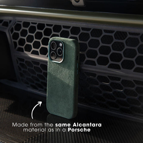 iPhone 14 Plus - Alcantara Case- Midnight Green - Alcanside