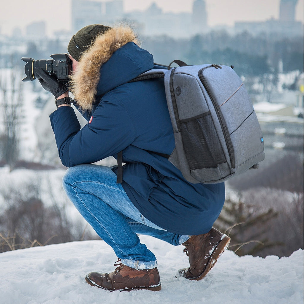 Mochila Profesional Para Camaras Dslr/slr Large Azul