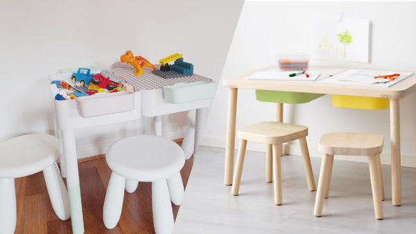 IKEA Flisat vs Carry-Play kids table comparison