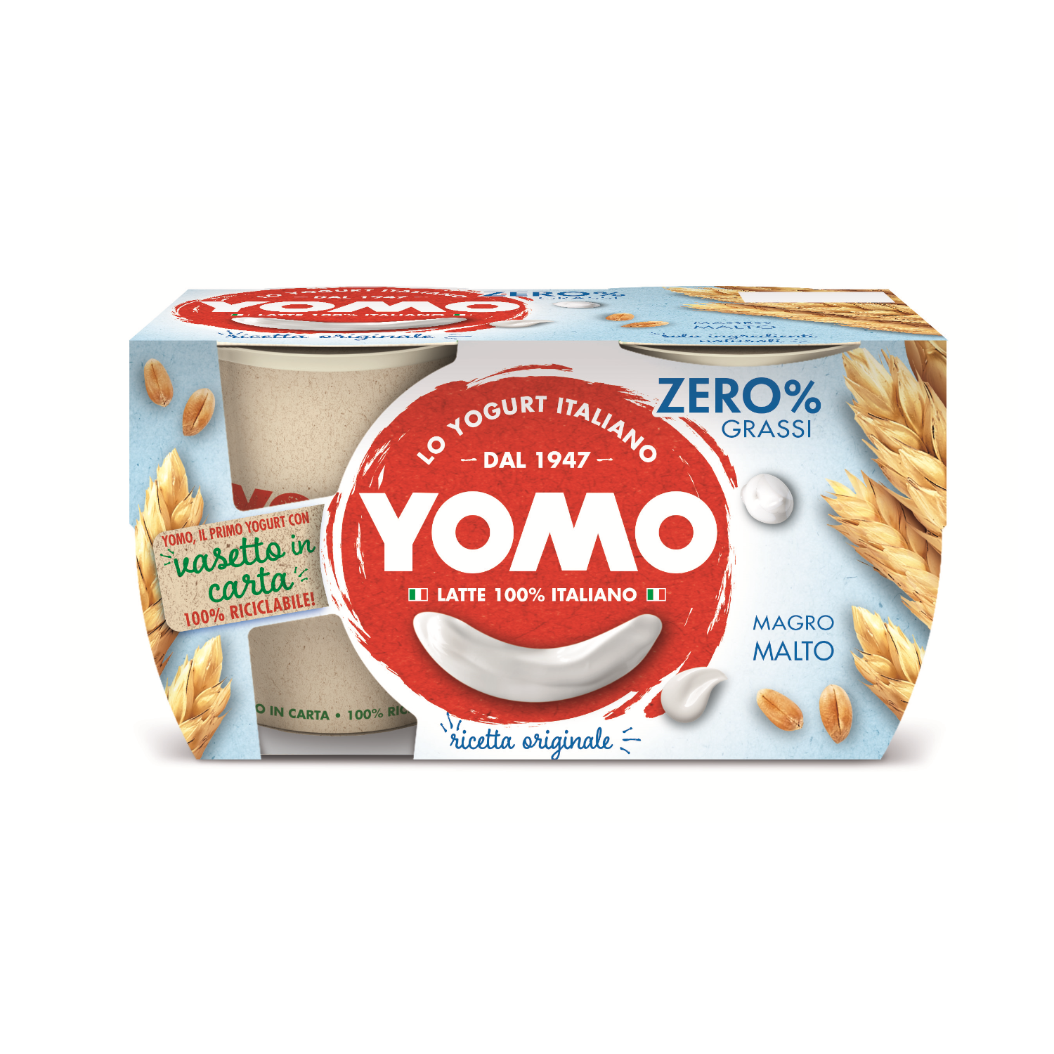 Yogurt Yomo Magro con Malto 2x125g