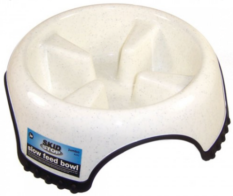 JW Jumbo Slow Feed Skid Stop Bowl