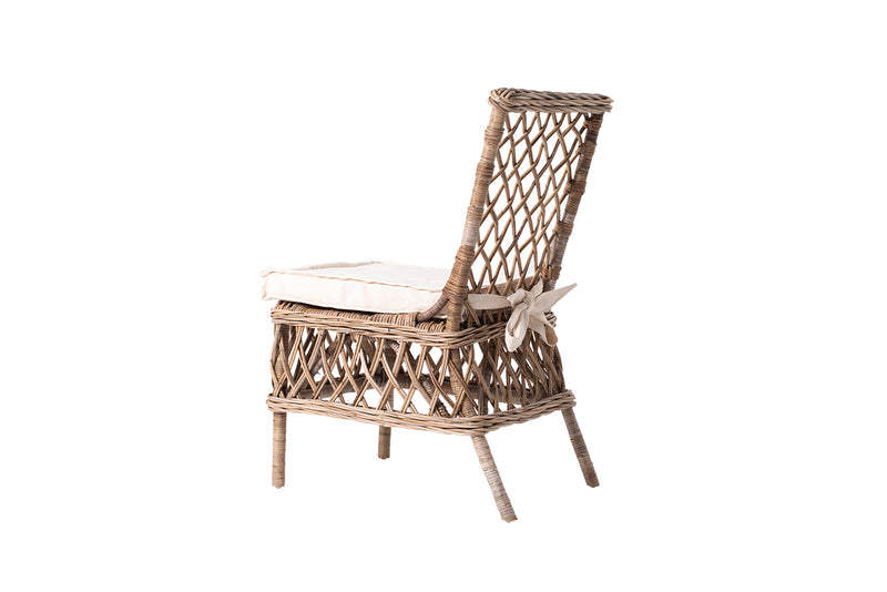 ibolili round back rattan chair