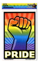Rainbow Fist Pride Sticker