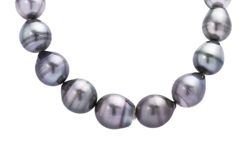 Tahitian Pearl Necklace 14k Yellow Gold