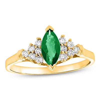 メール便全国送料無料 Pt900天然Emerald0.64ct Diamondトリリアン