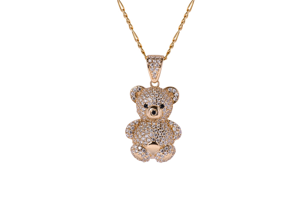 Pomellato Teddy Bear Yellow Gold Charm Necklace | White gold pendant  necklace, Gold charm necklace, Bear necklace