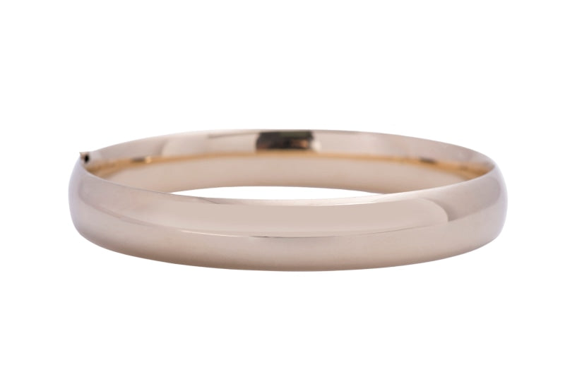 Chunky Bangle Bracelet in 14k Yellow Gold