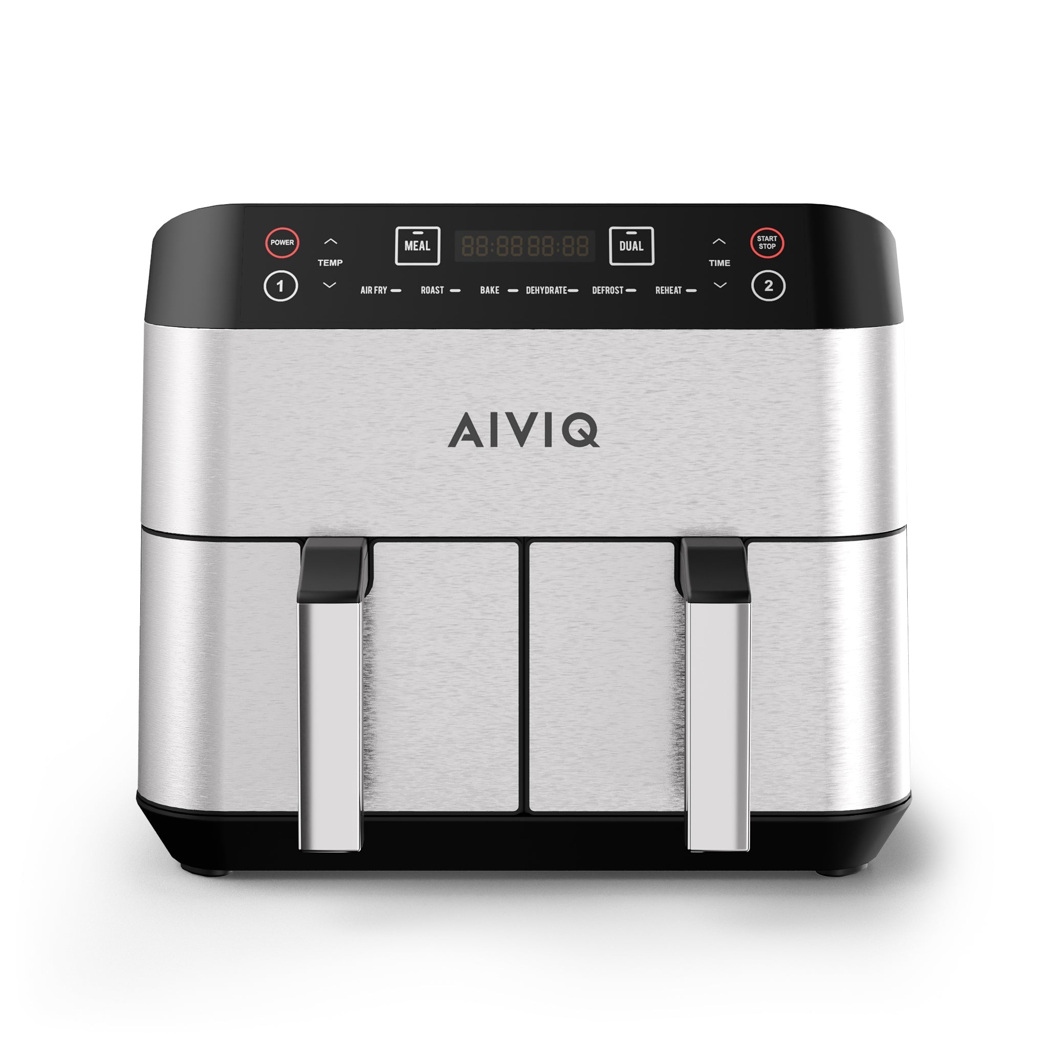 AIVIQ Premio Dual Air Fryer - AAF-D321 - Rustfrit stål