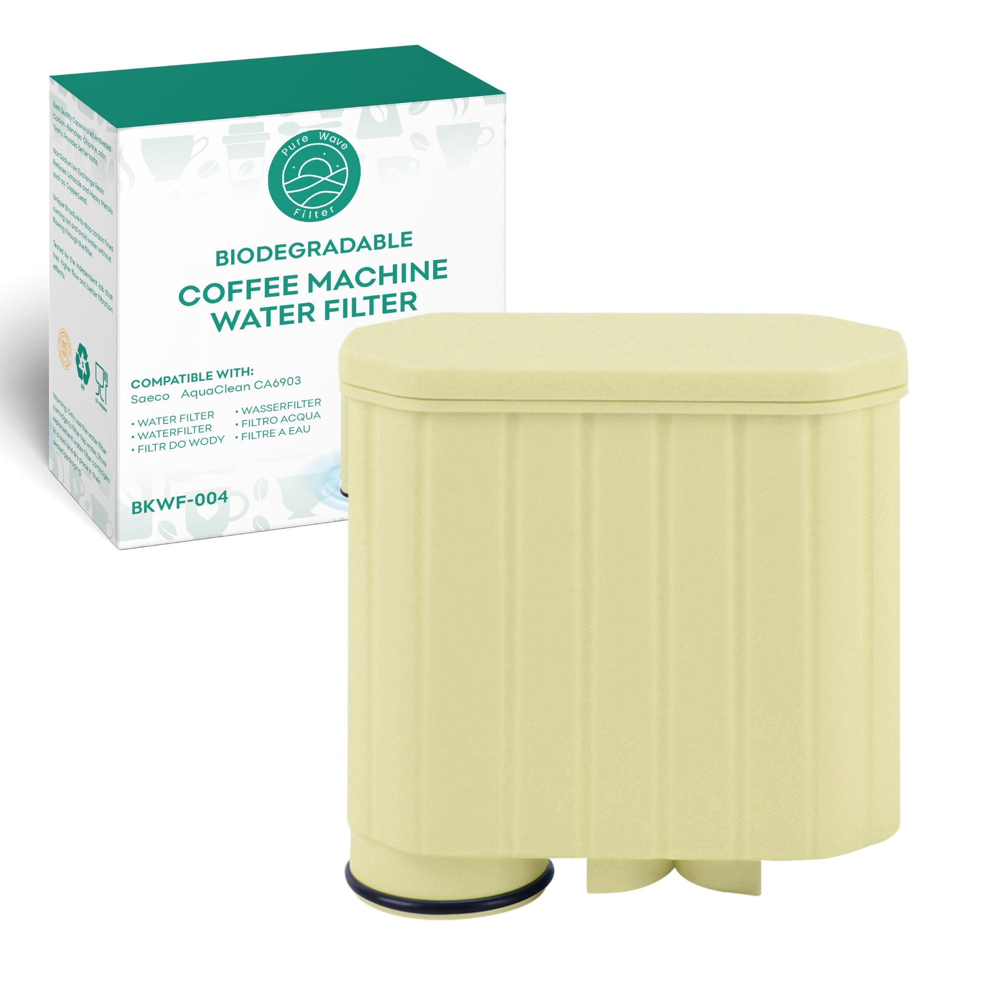 Bionedbrydeligt Vandfilter Kompatibel med Philips / Saeco - AquaClean - Pure Wave BKWF-004 - 1 Stk.