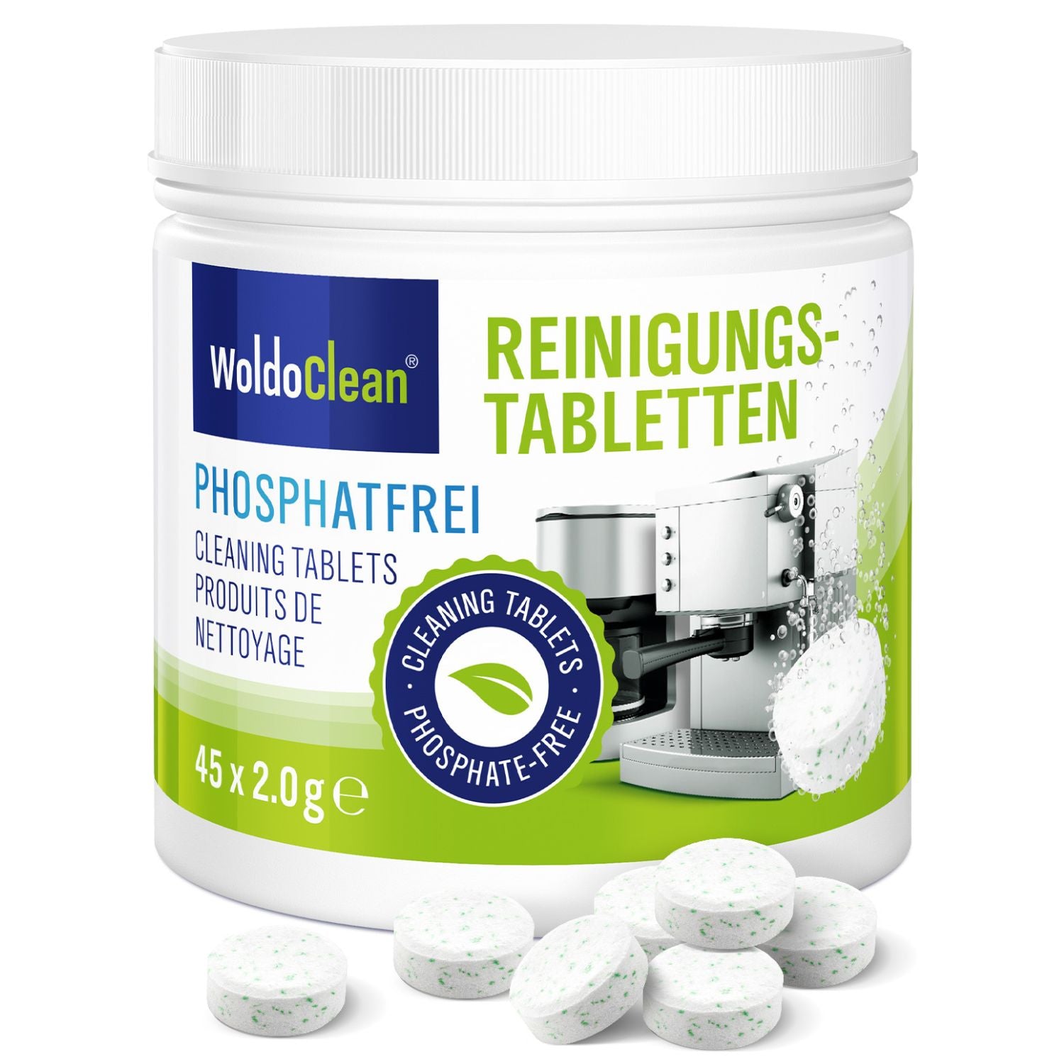 WoldoClean Fosfatfrie Rengørings Tabs - 45 Stk. thumbnail