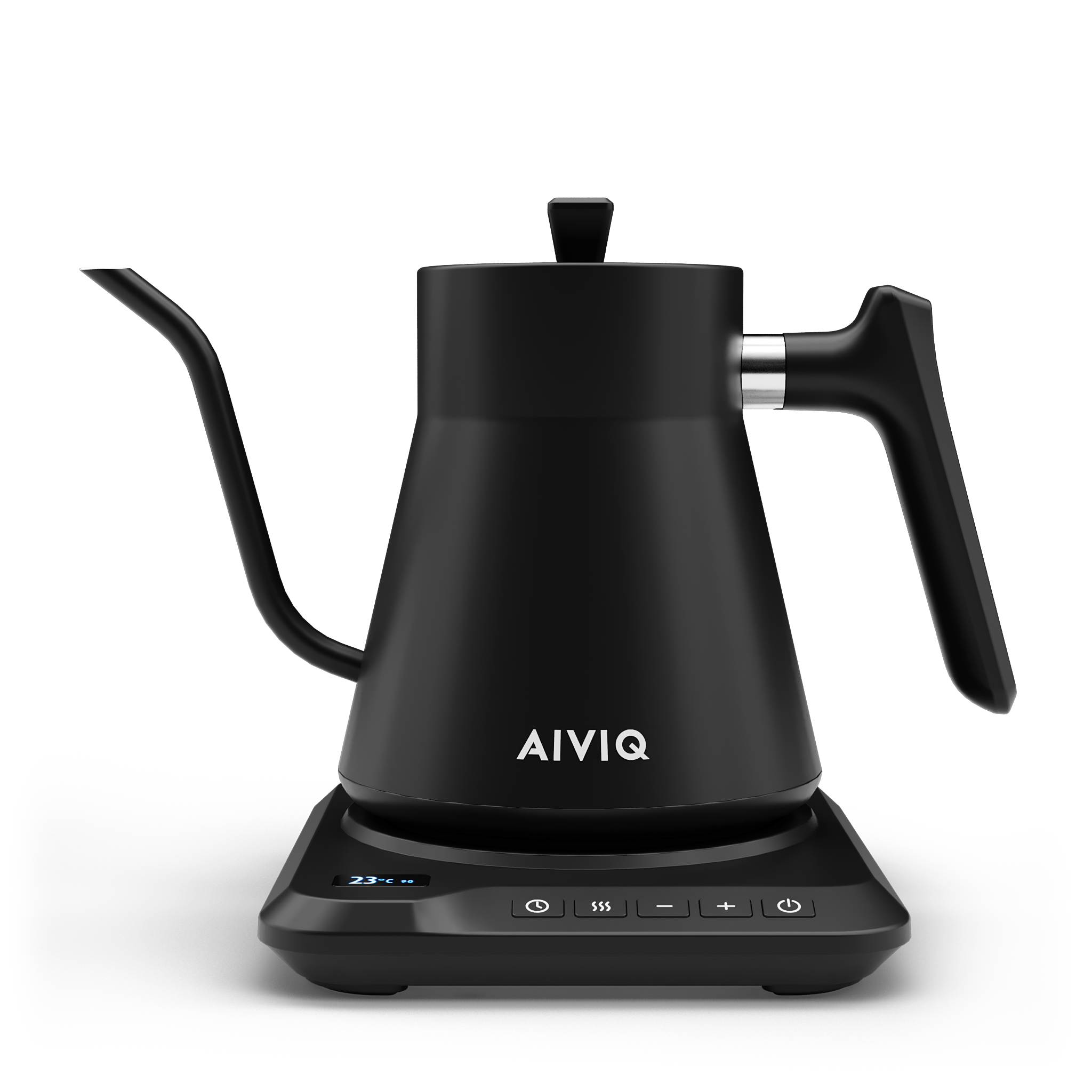 Se AIVIQ Precision Pour Pro 1.0L Gooseneck Elkedel - AWK-G751 - Sort hos Kaffepro.dk