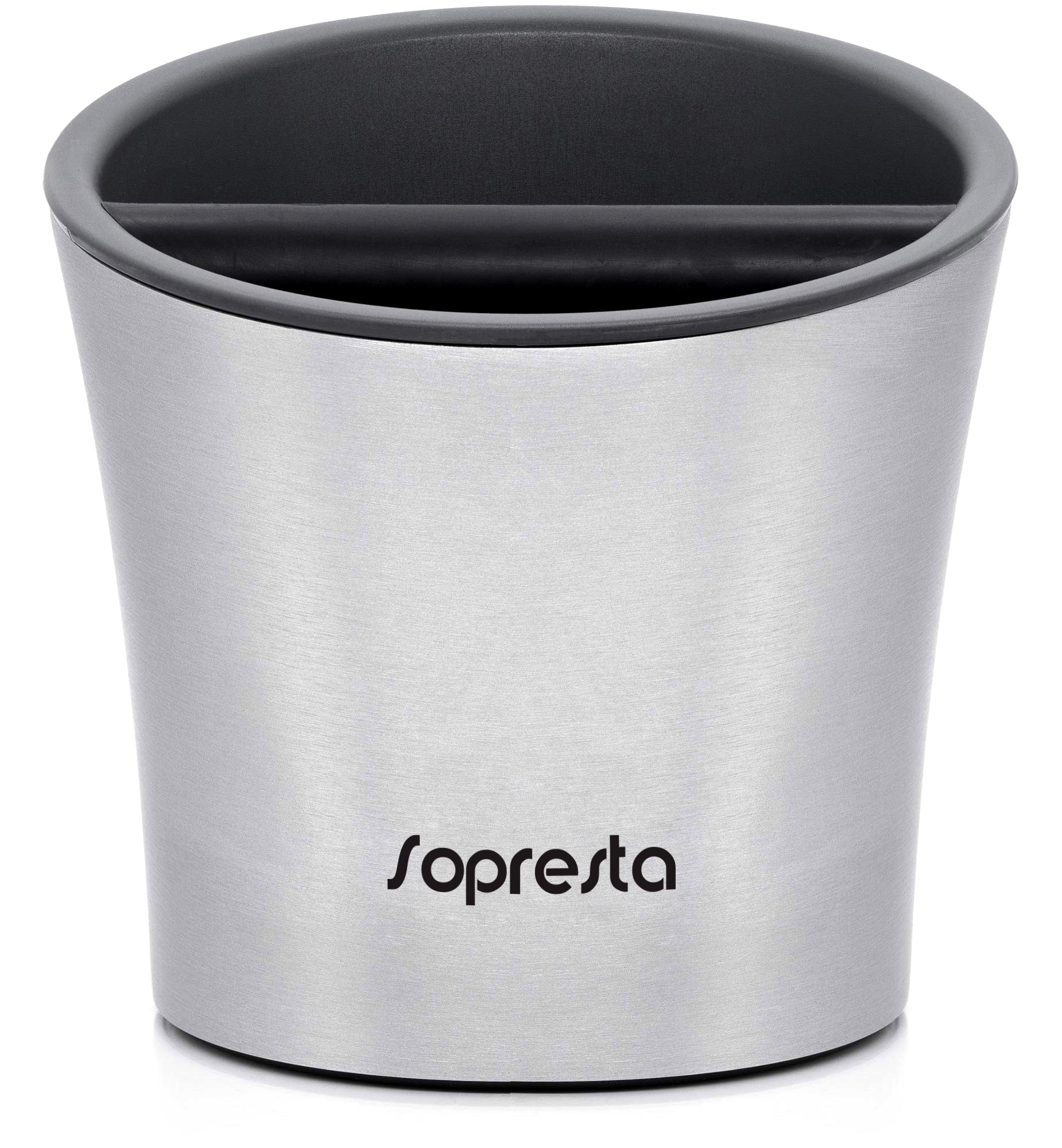 Se Sopresta Premium Knock box i Stål - Stål hos Kaffepro.dk