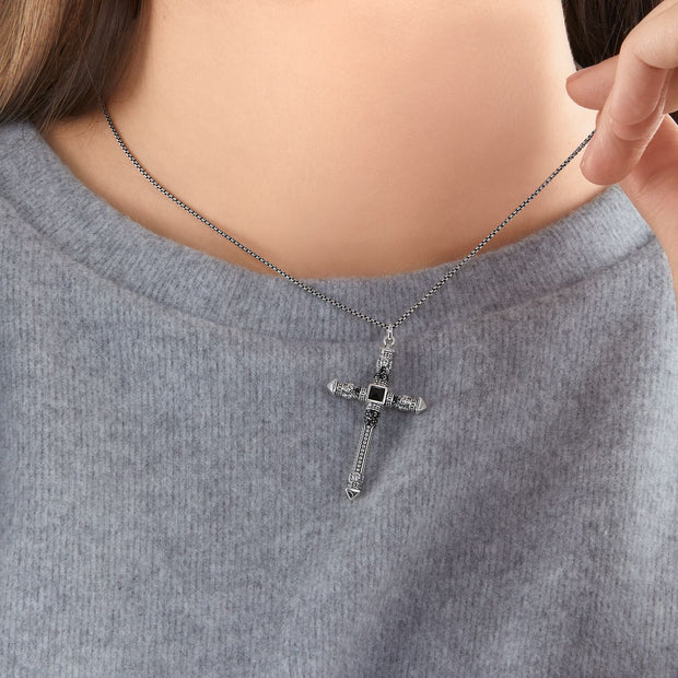Necklace with dazzling cross pendant – THOMAS SABO