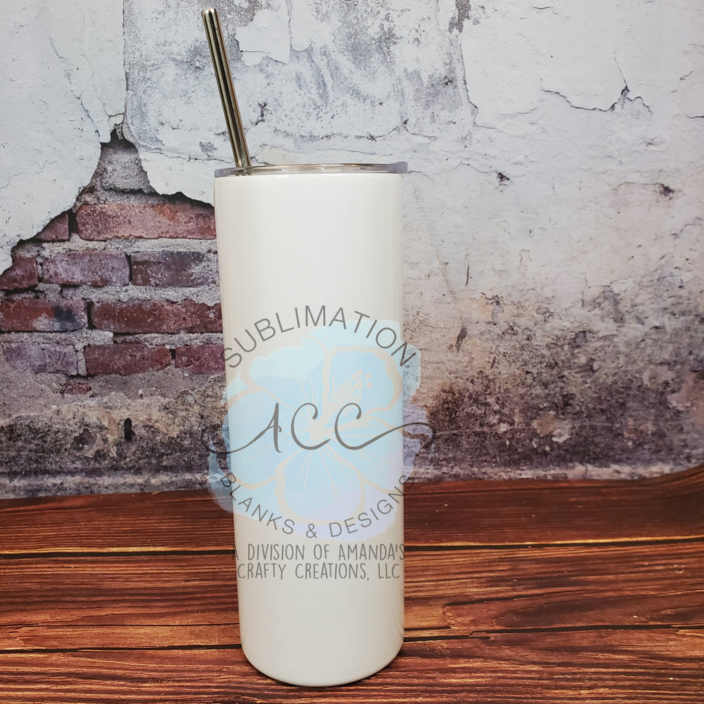 Download 20 Oz Straight Sublimation Ready Skinny Tumbler Rts Acc Sublimation Blanks Designs