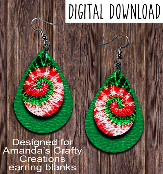 Christmas Teardrop Earrings  Christmas Sublimation Earrings