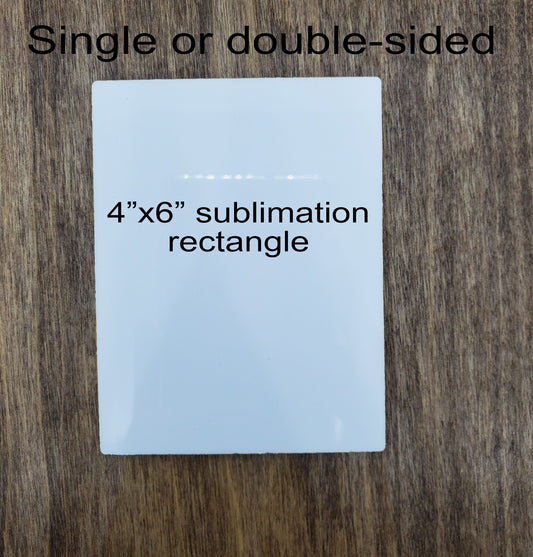 Sublimation rectangle ACRYLIC blanks, 5x7 rectangle sublimation