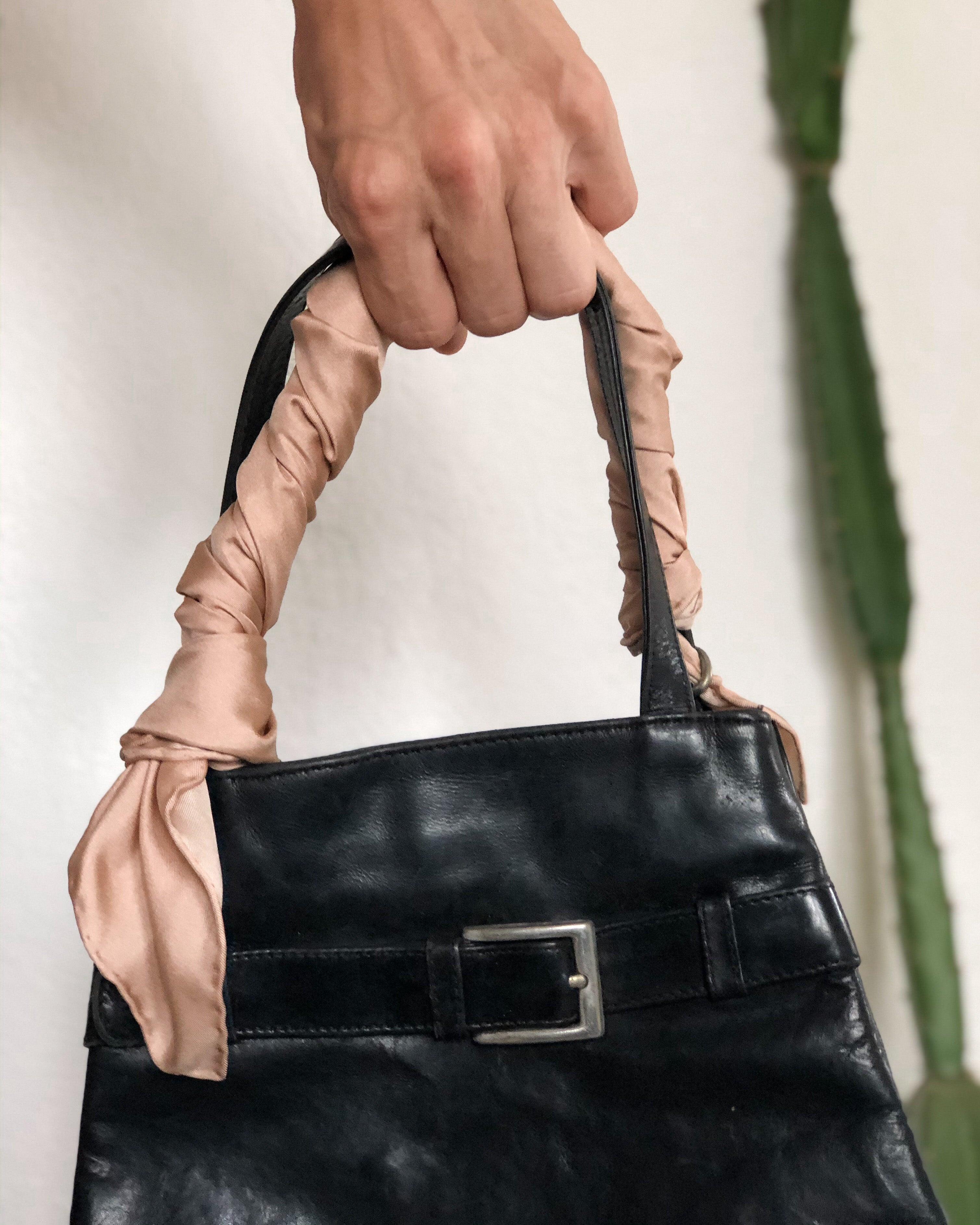 LIYA Collective Silk Scarf Bag Handle