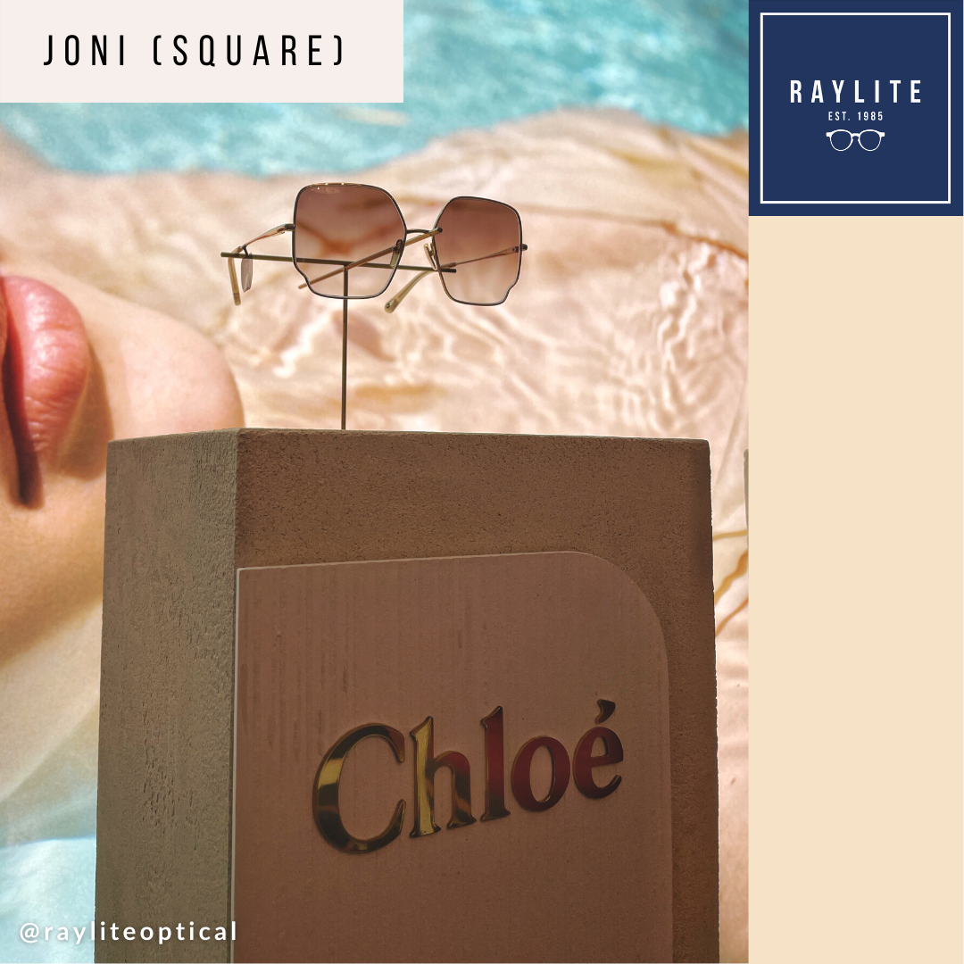 chloe joni square sunglasses spring summer 2022