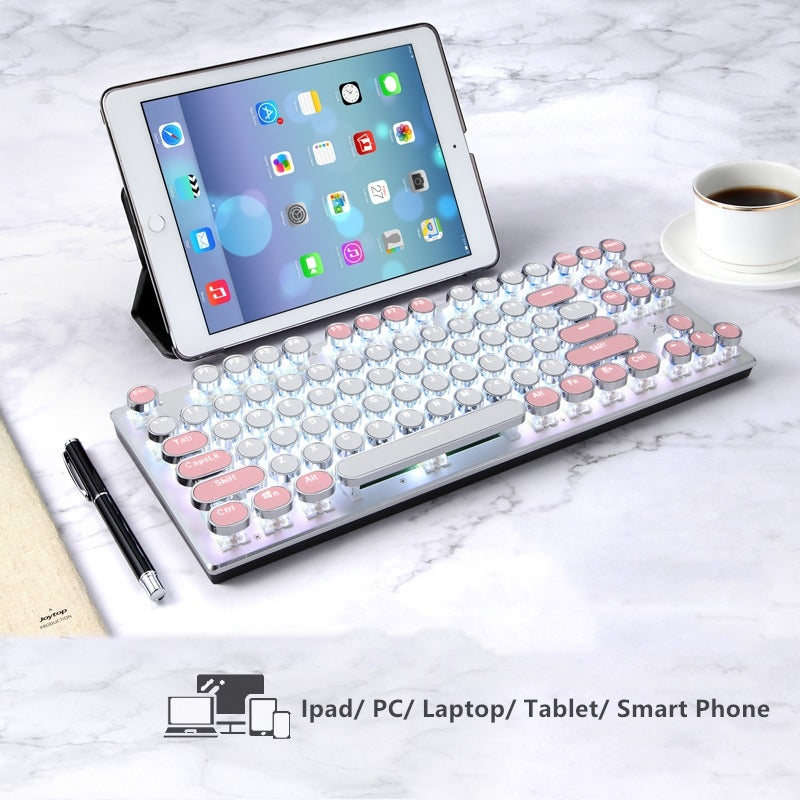 retro mechanical keyboard for ipad