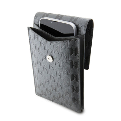 Wallet Universal - Monogram Ikonik Patch Silver - Karl Lagerfeld