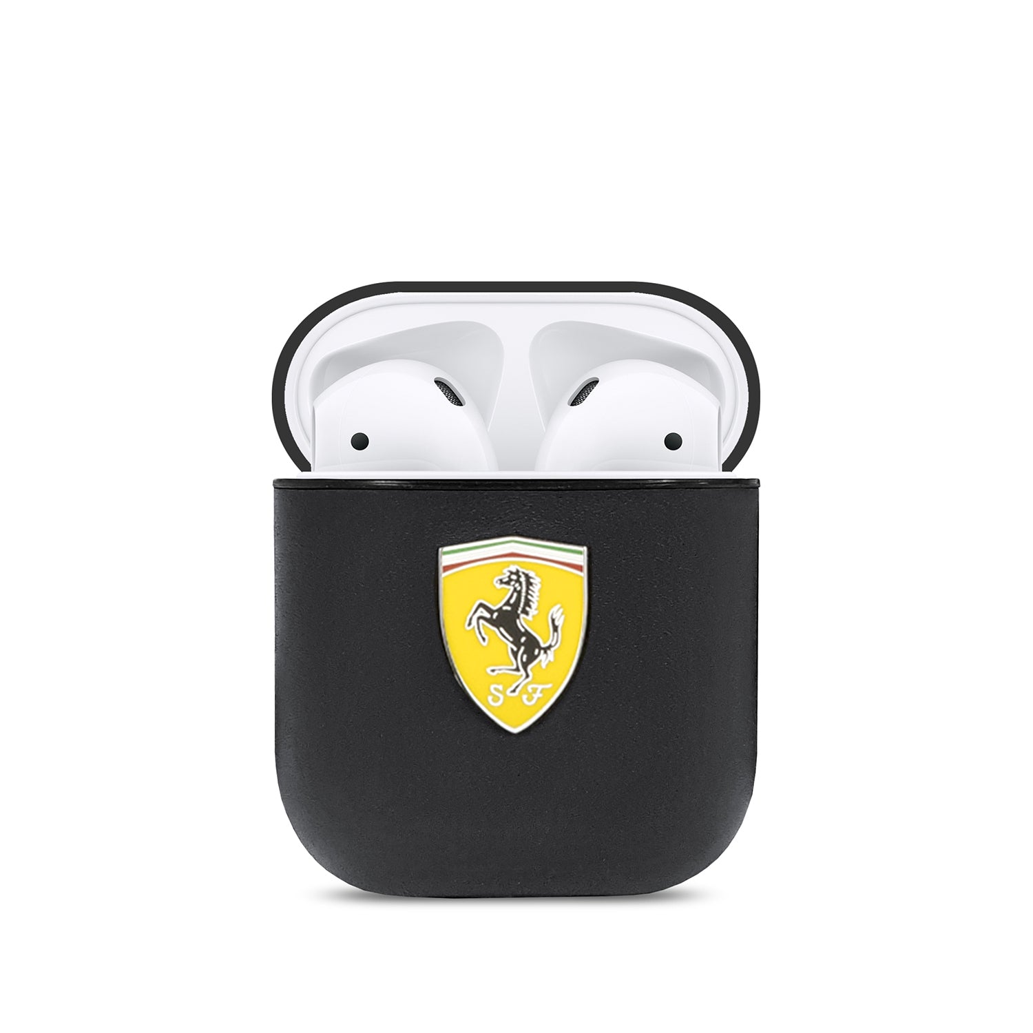 Fan Brander Black Leatherette Apple AirPod case with Colorado Buffaloes  Primary Logo