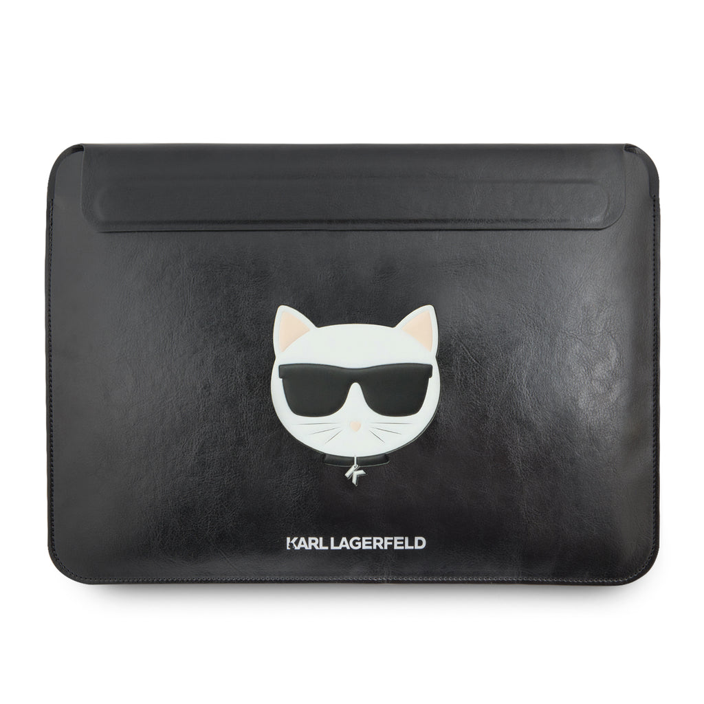 Karl Lagerfeld, K/Skuare Laptop Sleeve, Man, Black, Size: One Size