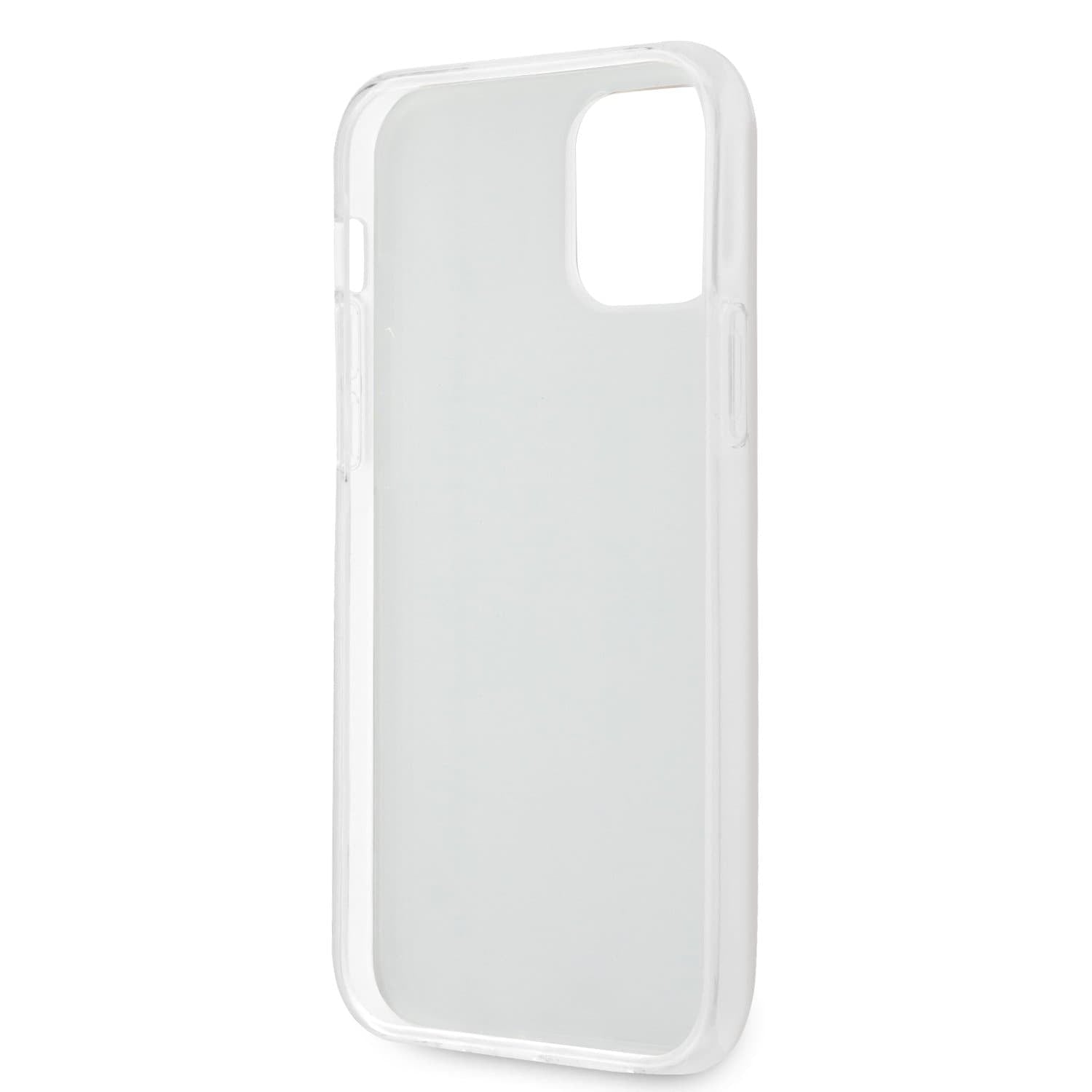 Karl Lagerfeld Phone Case For Iphone 12 Mini Pc Tpu Black Metallic Effect Ikonik Outline Cg Mobile