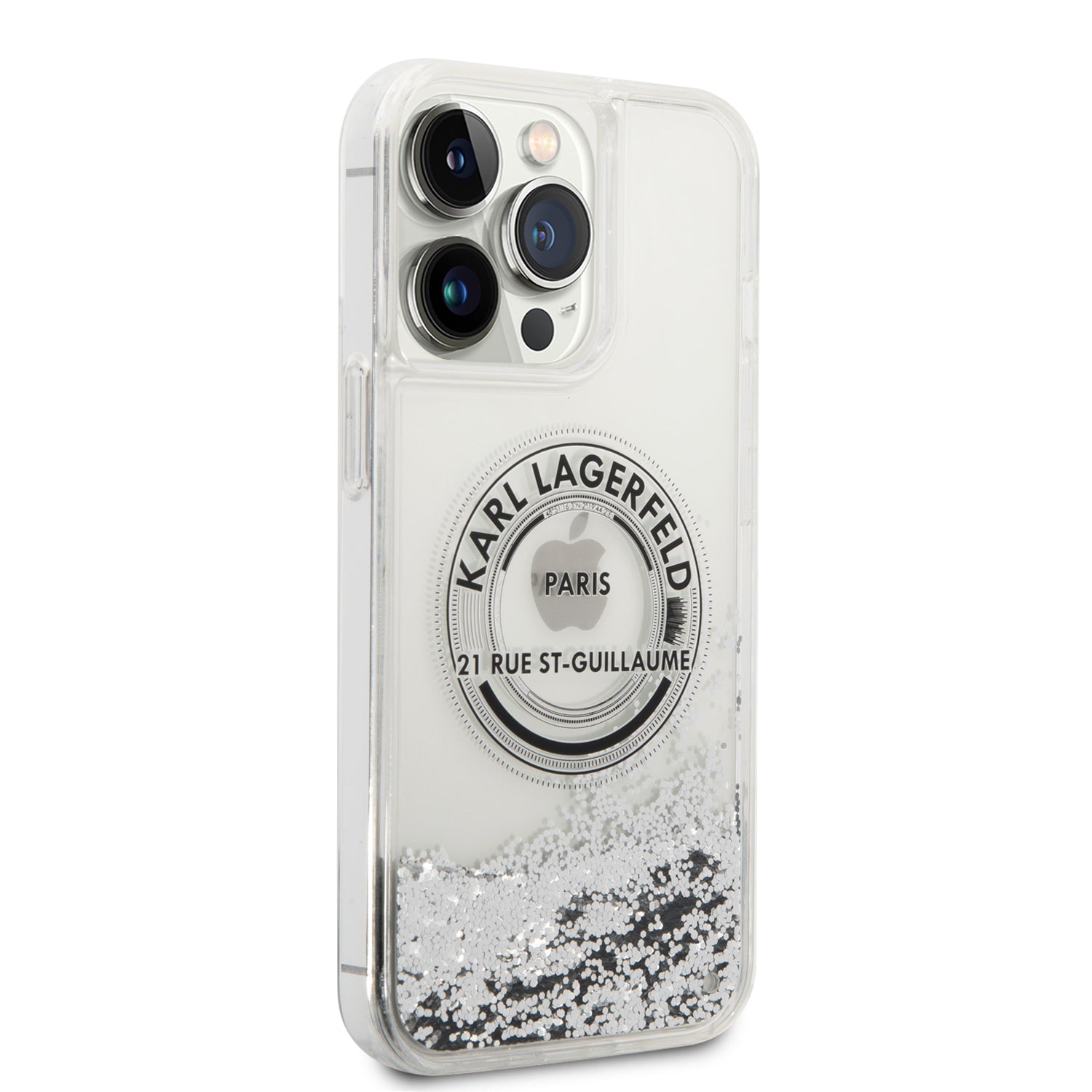 Women's Karl Signature iPhone 14 Pro Max Card Slot Case by KARL LAGERFELD
