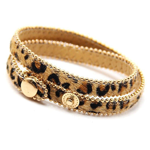 Bracelet Leopard à Perles | Leopard Plus