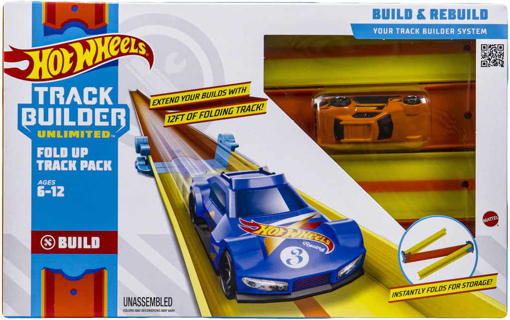 hot wheels track builder fold up track pack