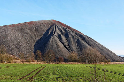 Schlackenhaufen