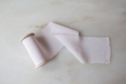 Pale Rose, pink silk ribbon