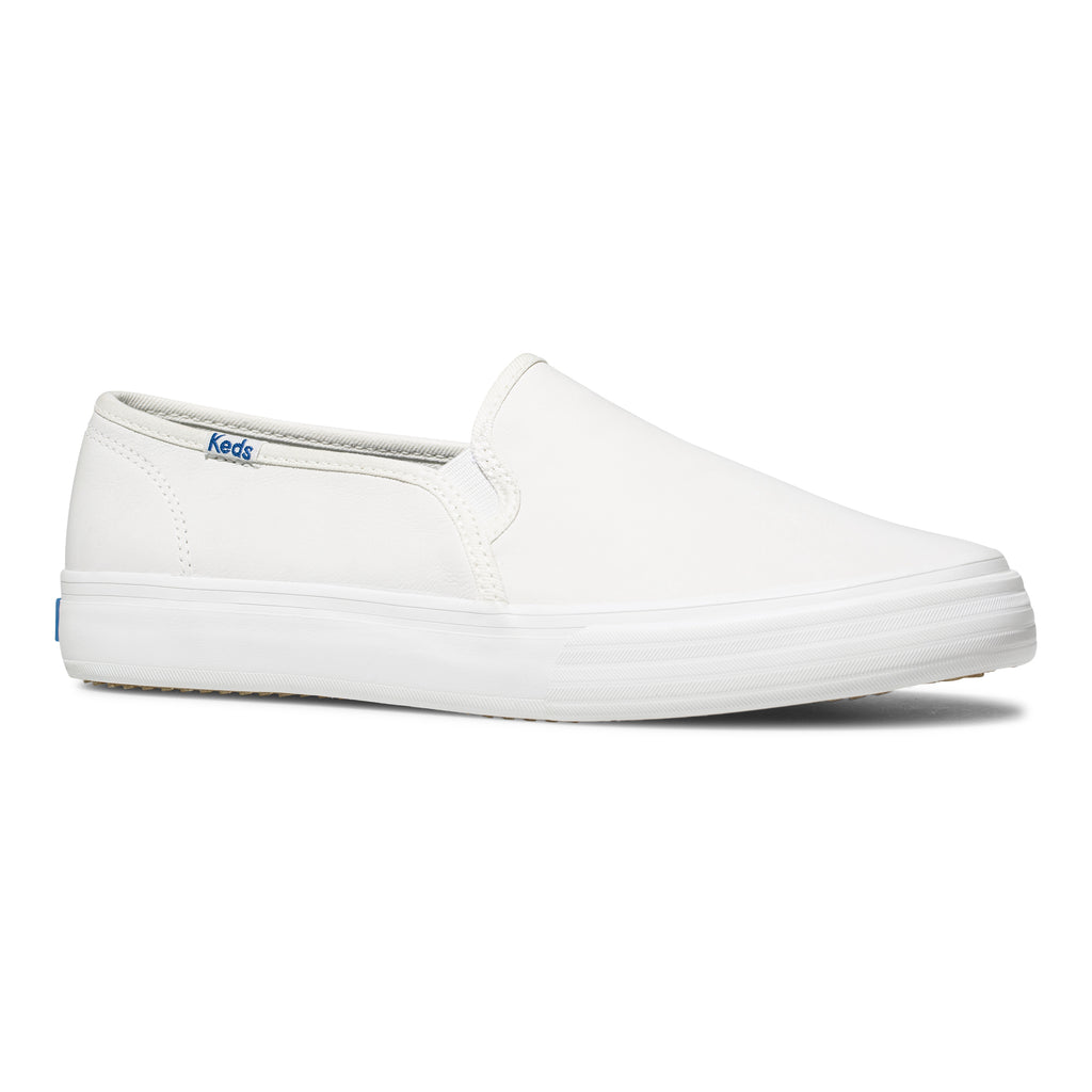 keds women's double decker leather sneaker