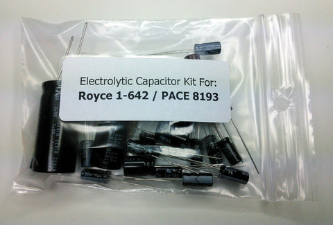 Royce 1-639 / Pace 8093 / SBE LCMS-4 / Kraco 2500 electrolytic capacit –  Klondike Mike's
