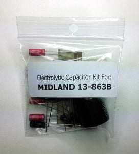 MIDLAND 13-863B electrolytic capacitor kit