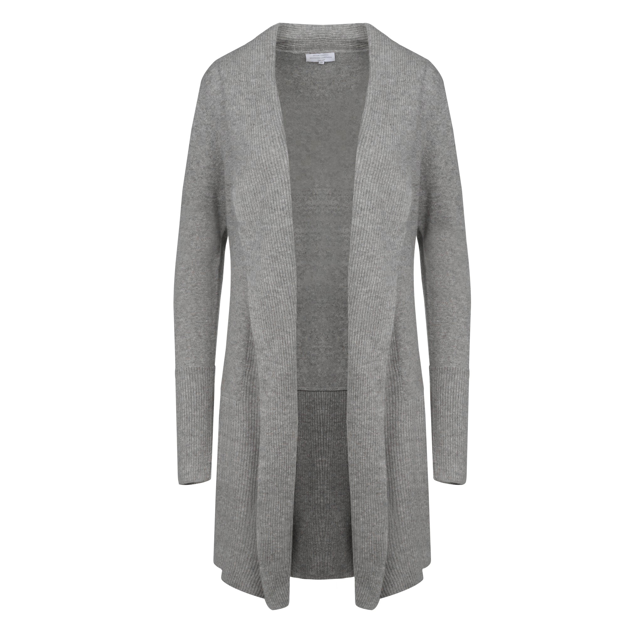 Cashmere Edge to Edge Cardigan in Silver Grey – Kenmare Cashmere
