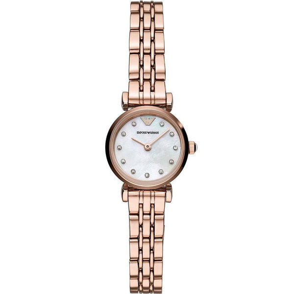 Ladies / Womens Rose Gold Gianni T-Bar Bracelet Emporio Armani Designer Watch AR11203
