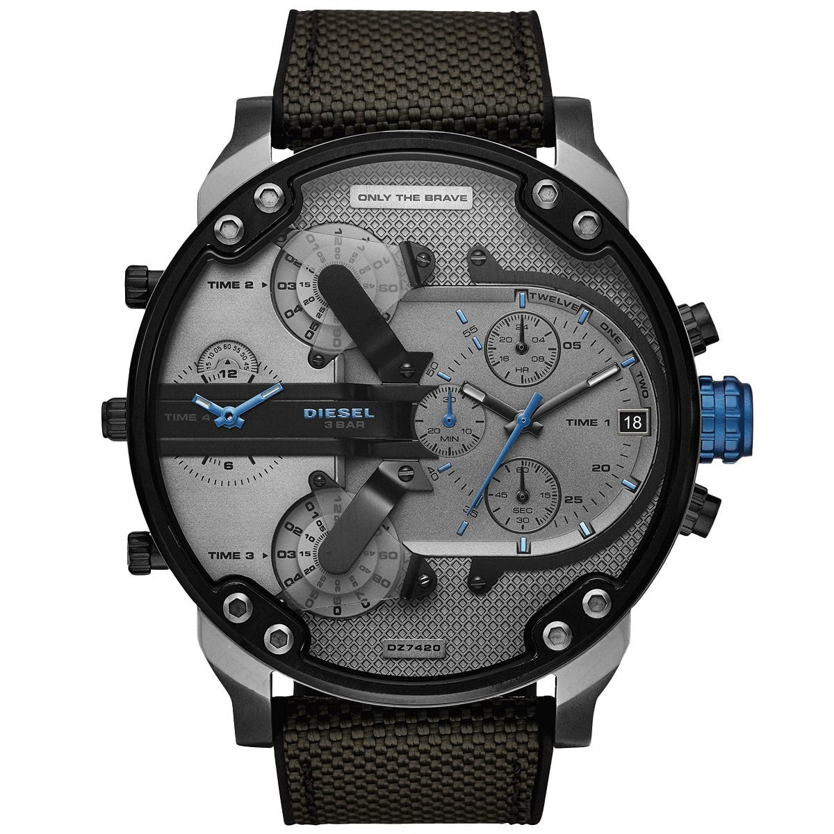 Diesel Men's Chronograph Mr Daddy 2.0 Black Watch DZ7429 from RealWatch™