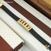 Freeman Dazzling Silicone Golden Bracelet for Men- FMB10