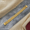 Freemen Parallel line ad gold plated bracelet for Men - FMGB171